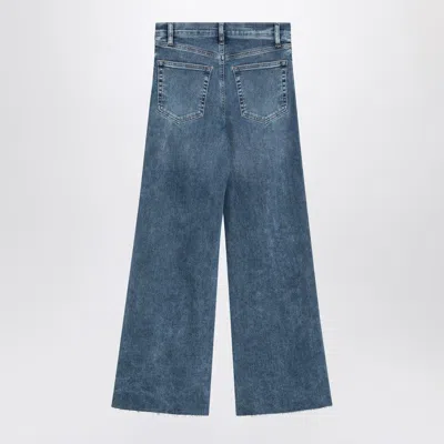 Frame Blue Jeans In Super Stretch Denim