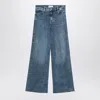 Frame Blue Jeans In Super Stretch Denim In Blue