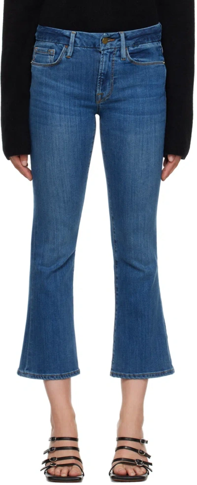 Frame Blue 'le Crop Mini Boot' Jeans In Poe
