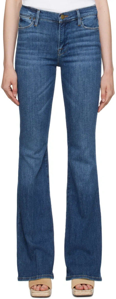 Frame Blue 'le High Flare' Jeans In Lhf801