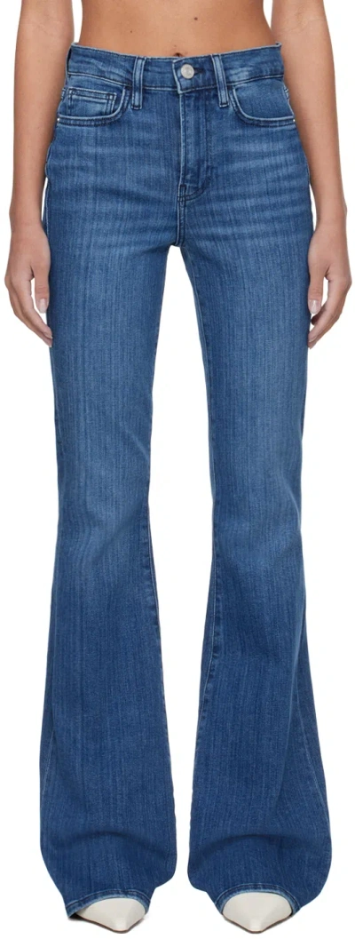 Frame Blue 'le High Flare' Jeans In Temple
