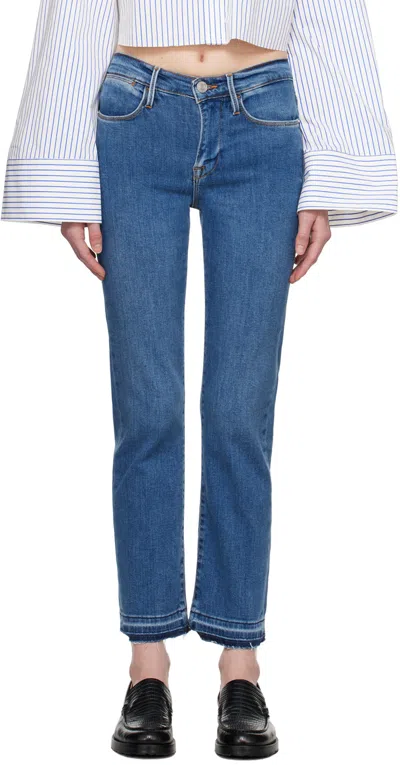 Frame Blue 'le High Straight' Jeans In Samson