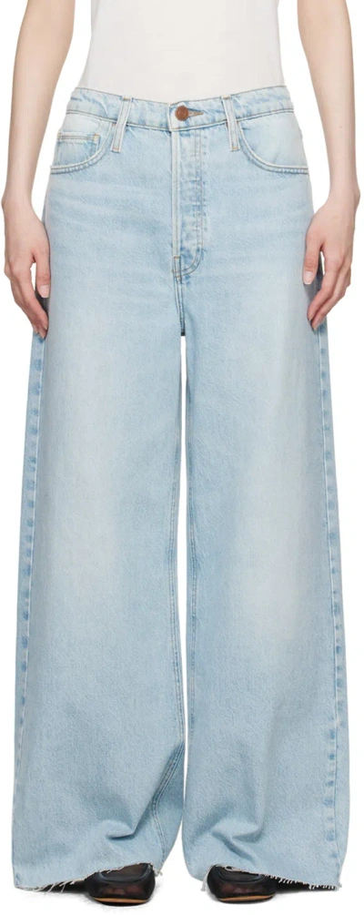 Frame Blue 'le Low Baggy Wide Leg' Jeans