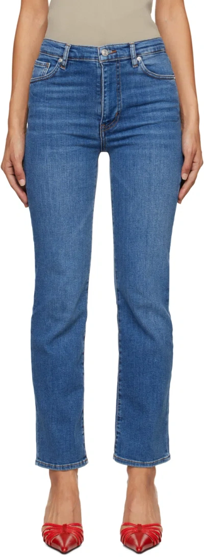FRAME BLUE 'LE SLEEK STRAIGHT' JEANS