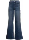 Frame Le Slim Palazzo High Rise Wide-leg Jean In Femma In Blue