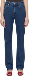 Frame Blue 'the Ruler' Jeans In Blue