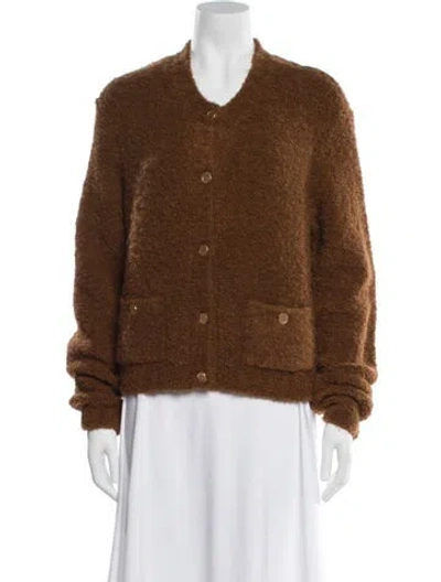 Pre-owned Frame Bomber Jacket In Brown