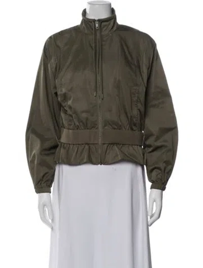 Pre-owned Frame Bomber Jacket In Green