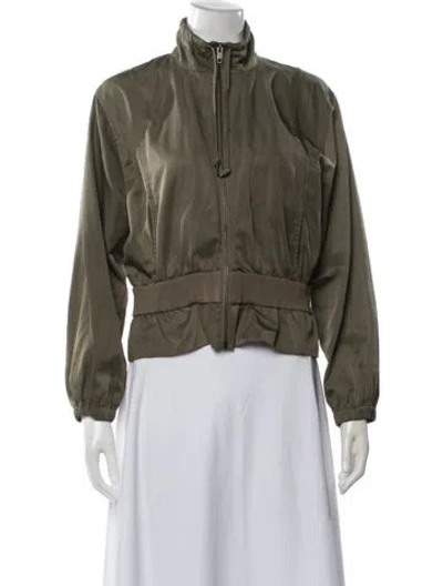 Pre-owned Frame Bomber Jacket In Green