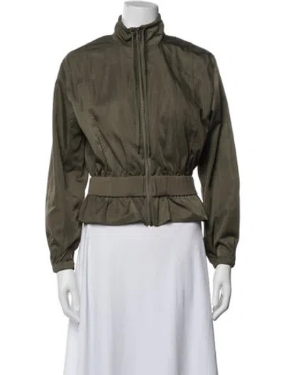 Pre-owned Frame Bomber Jacket In Green