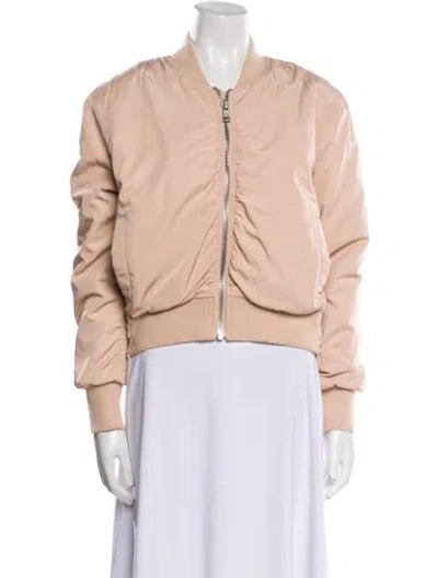 Pre-owned Frame Bomber Jacket In Neutral