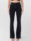 Frame Bootcut Flare Trousers And Pockets In Black