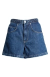 FRAME FRAME BRAID DETAIL DENIM SHORTS