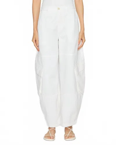 Frame Bubble Cargo Pants In White