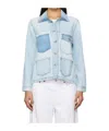 Frame Button-down Denim Jacket