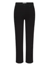 Frame Button-fastening Jeans In Black