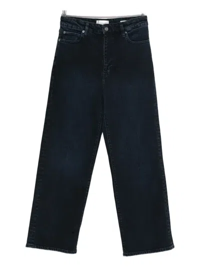 Frame Buttoned Jeans In Blue