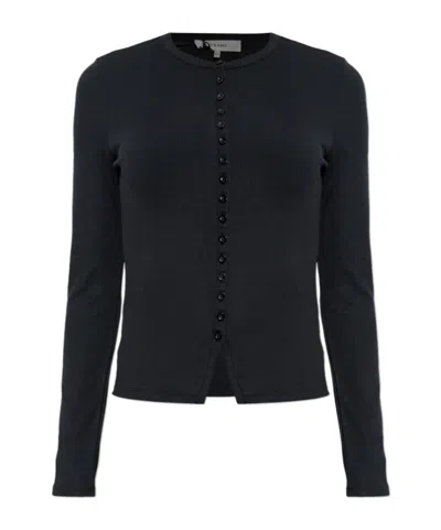 FRAME BUTTONED KNITTED CARDIGAN