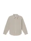 Frame Buttoned Shirt In Gray