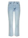 Frame Denim The Reboot Lark Crop Jean In Blue