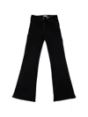 Frame Button-fastening Flared Jeans In Black