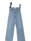 Frame Button-fastening Jeans In Blue