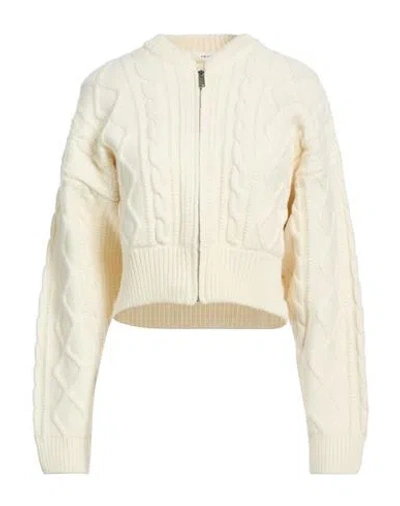 Frame Cable Cardi Woman Cardigan White Size M Merino Wool In Neutral