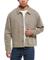 Frame Cotton-canvas Chore Jacket In Gray