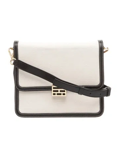 Pre-owned Frame Canvas Crossbody Bag In Neutrals