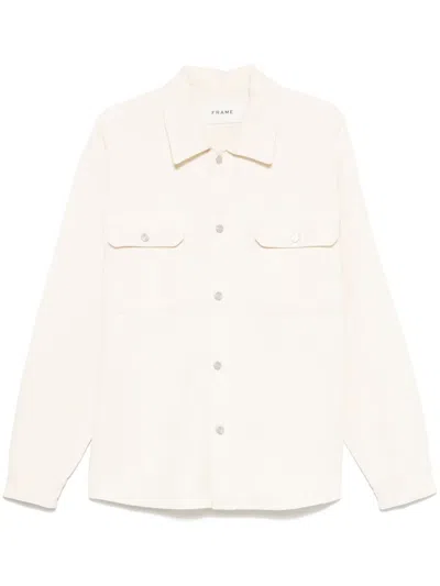 Frame Canvas Shirt In Neutrals