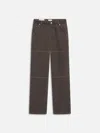 Frame Canvas Workwear Pant In Gray
