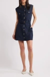 Frame The Safari Dress In Navy