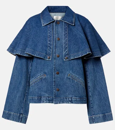 FRAME CAPE DENIM JACKET