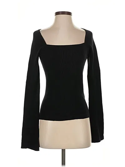 Pre-owned Frame Cardigan Sweater In Black