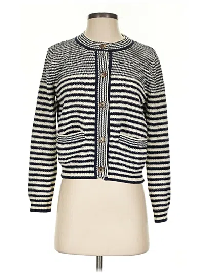 Pre-owned Frame Cardigan Sweater In Blue