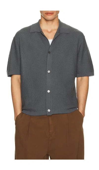 Frame Cardigan Sweater In Gray