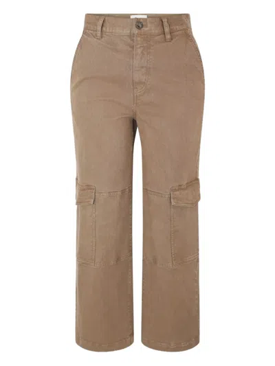 Frame Cargo Trousers In Brown