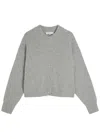 Frame Cashmere Cardigan In Gray