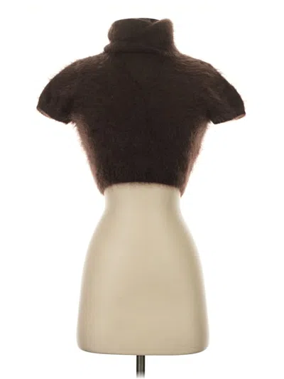 Pre-owned Frame Cashmere Cardigan Sweater In Brown