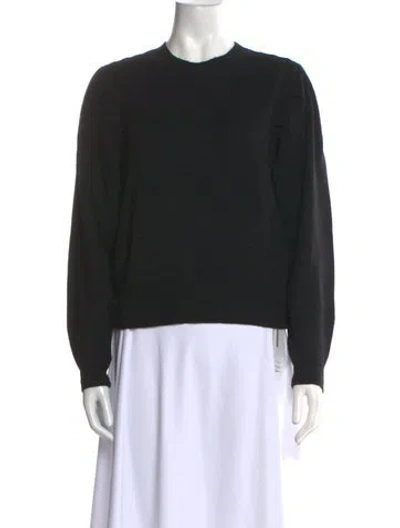 Pre-owned Frame Cashmere Crew Neck Sweater In Black