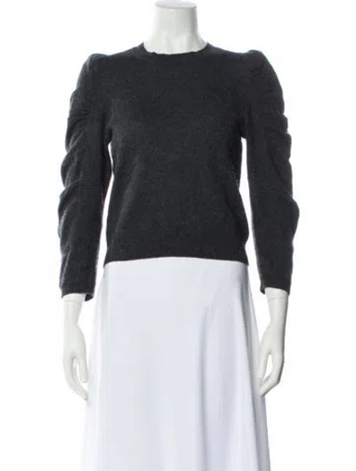 Pre-owned Frame Cashmere Crew Neck Sweater In Black