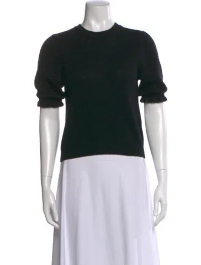 Pre-owned Frame Cashmere Crew Neck Sweater In Black