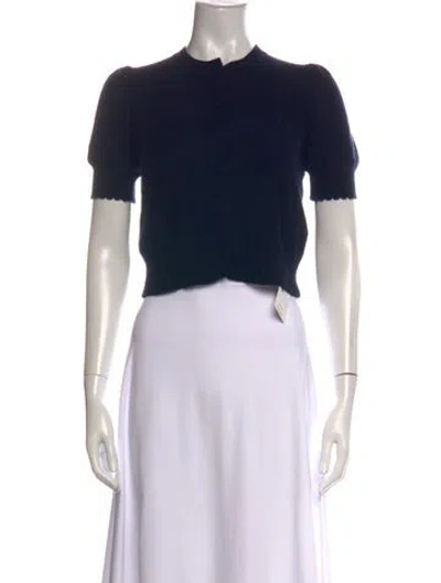 Pre-owned Frame Cashmere Crew Neck Sweater In Black