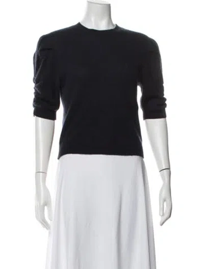 Pre-owned Frame Cashmere Crew Neck Sweater In Black
