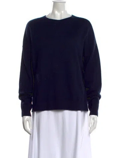 Pre-owned Frame Cashmere Crew Neck Sweater In Black