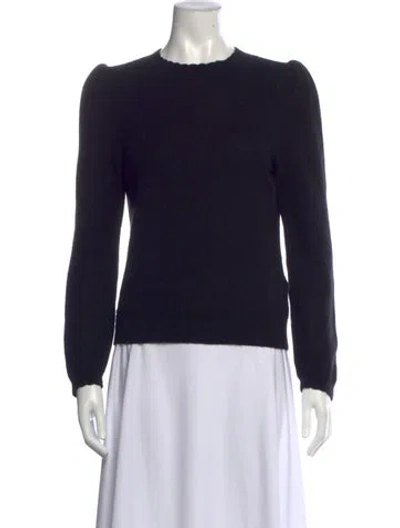 Pre-owned Frame Cashmere Crew Neck Sweater In Black