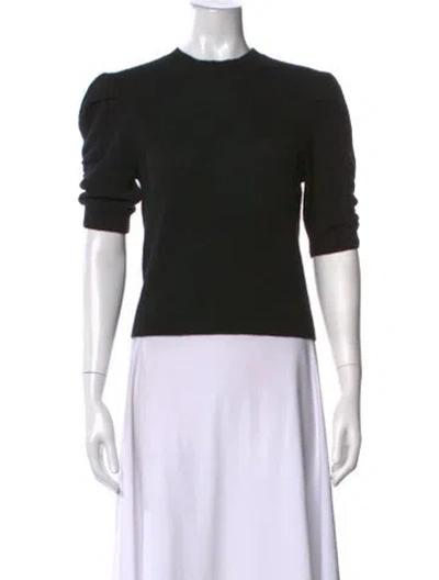 Pre-owned Frame Cashmere Crew Neck Sweater In Black