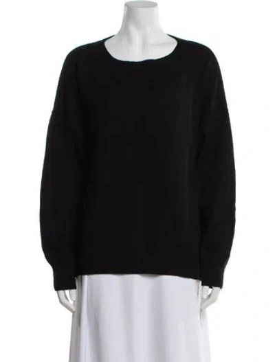 Pre-owned Frame Cashmere Crew Neck Sweater In Black