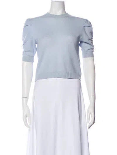 Pre-owned Frame Cashmere Crew Neck Sweater In Blue