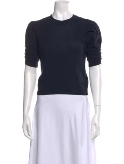 Pre-owned Frame Cashmere Crew Neck Sweater In Blue